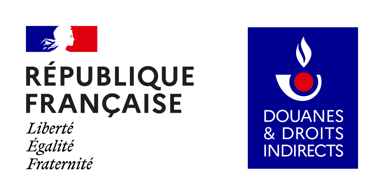 Logo République Français avec DOUANES & DROITS INDIRECTS